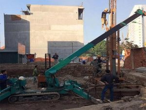 Thi công nền móng bằng phương pháp ép cừ u200